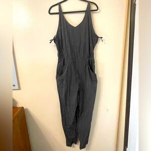 MOUNTAIN HARDWEAR Sleeveless Pinstriped Jumpsuit